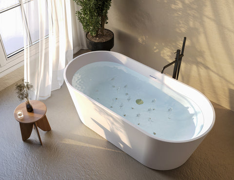 Bañera de hidromasaje VENEZIA en ambiente de baño