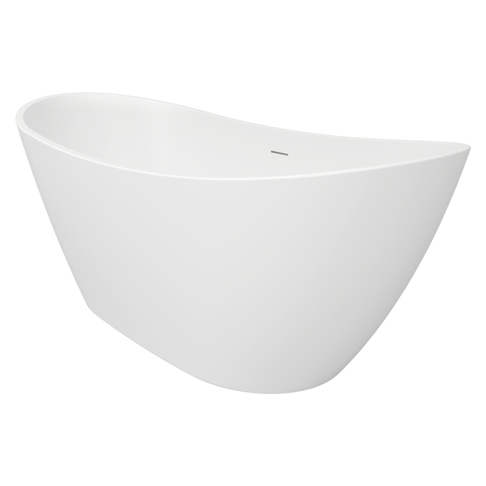 Bañera exenta AZUL 170x80 vista superior con interior amplio