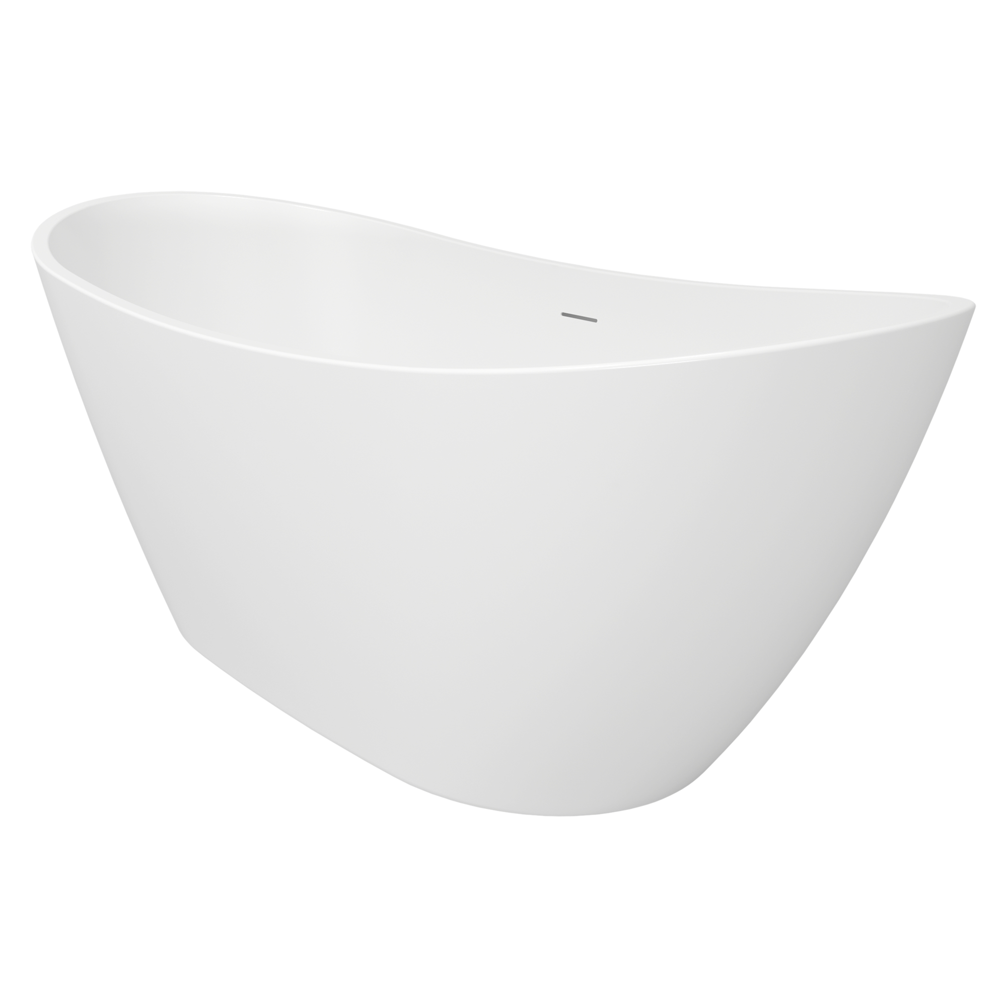 Bañera exenta AZUL 170x80 vista superior con interior amplio