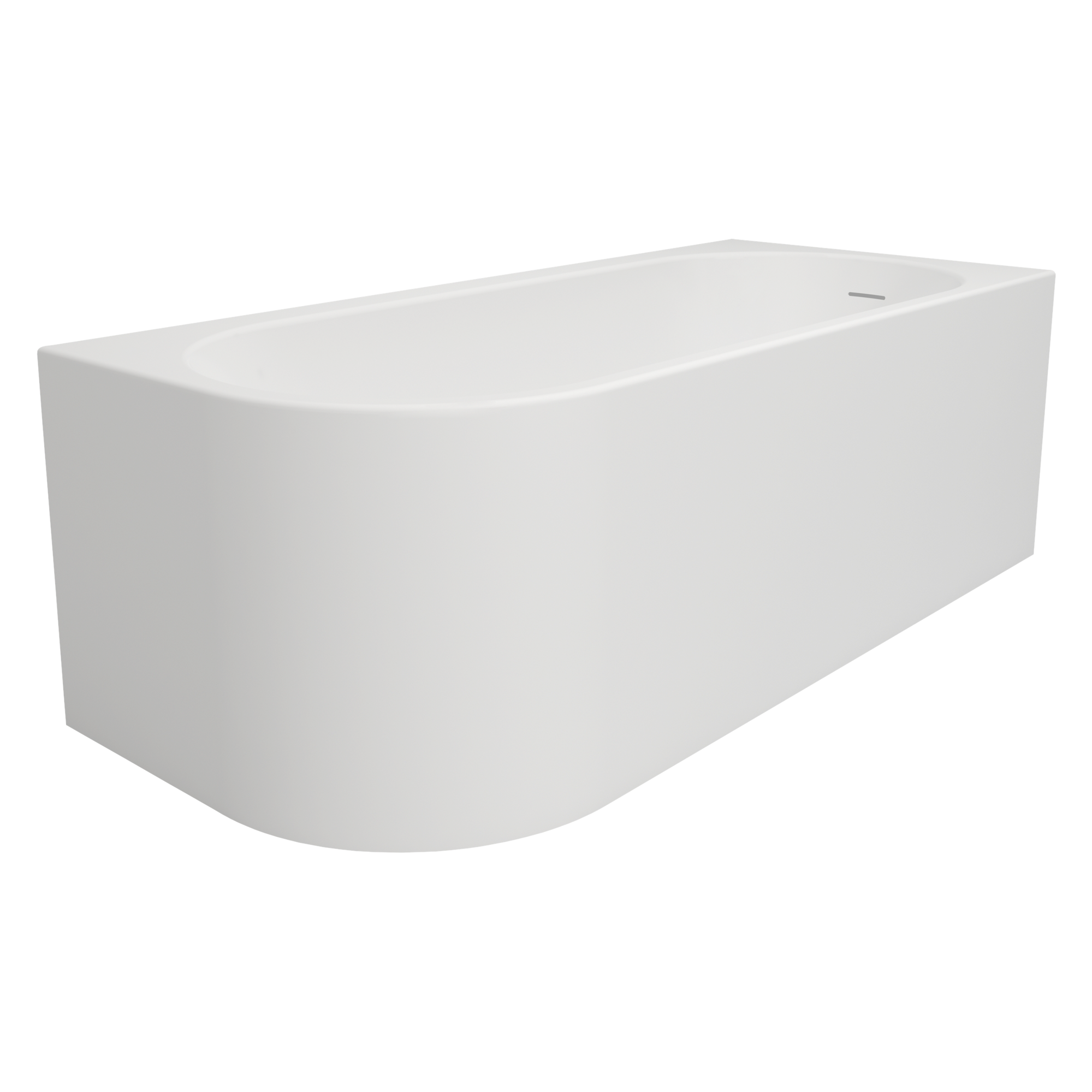 Bañera AQUA blanca 170×80 vista superior mostrando el interior reclinado